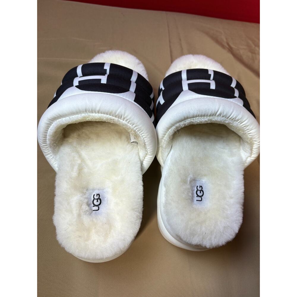 UGG Maxi Fluff Sheepskin Slide Slippers Womens Cozy - Picture 9 of 11
